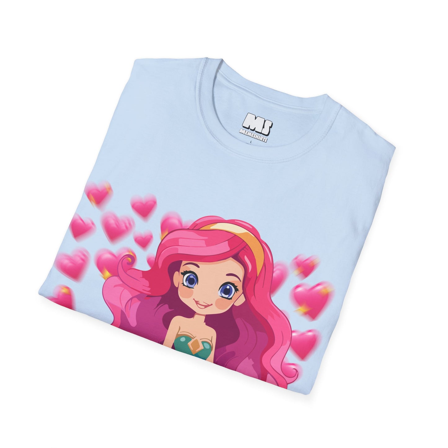 Cute Mermaid Graphic T-Shirt for Kids and Teens