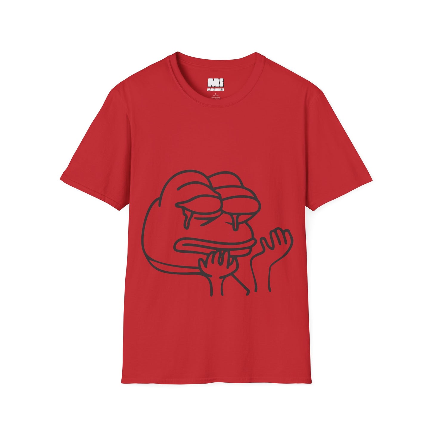 Emotional Meme Unisex Softstyle T-Shirt - Humor & Relatability