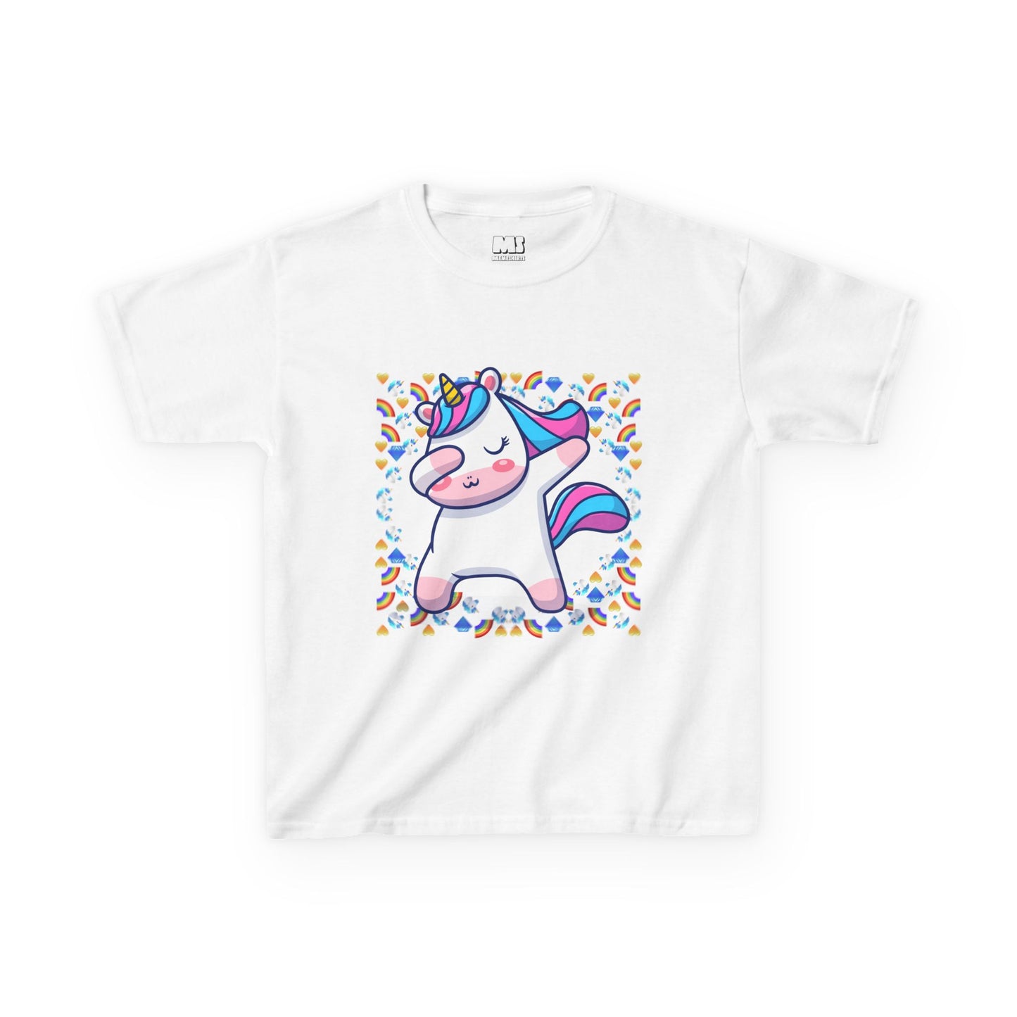 Cute Unicorn Kids Heavy Cotton Tee - Perfect for Birthdays and Playtime!