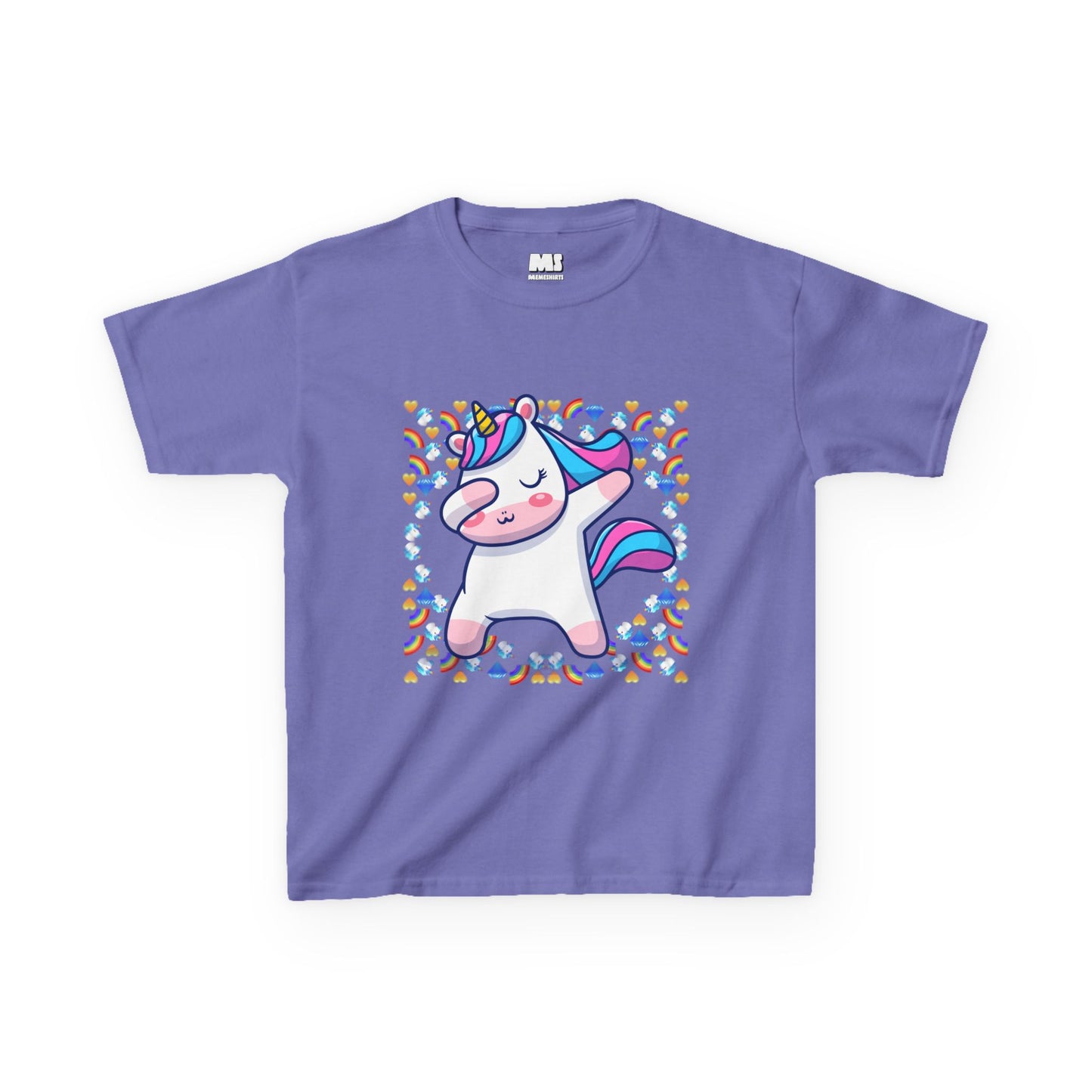 Cute Unicorn Kids Heavy Cotton Tee - Perfect for Birthdays and Playtime!