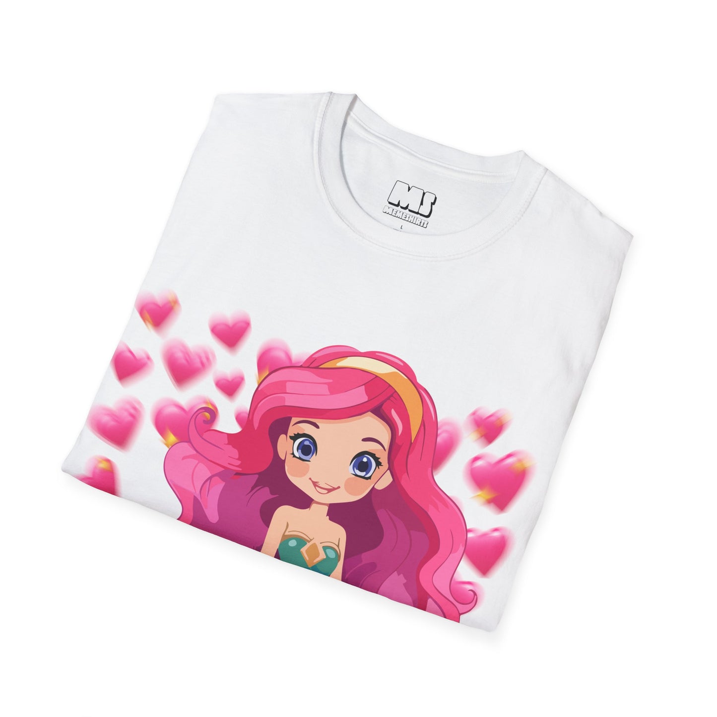 Cute Mermaid Graphic T-Shirt for Kids and Teens