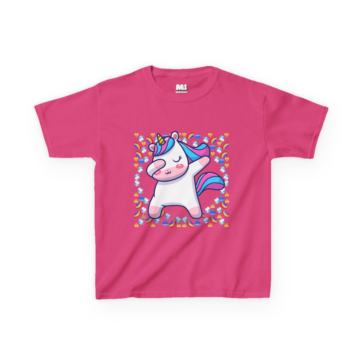 Cute Unicorn Kids Heavy Cotton Tee - Perfect for Birthdays and Playtime!