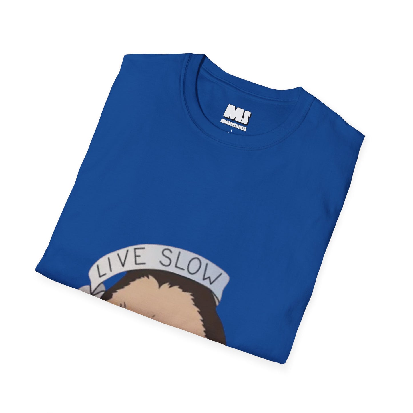Live Slow Die Whenever Sloth Unisex Softstyle T-Shirt