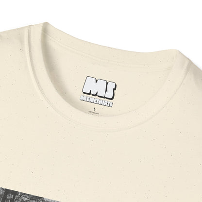 Unisex UFO Abduction Graphic T-Shirt - Softstyle Tee for Sci-Fi Lovers