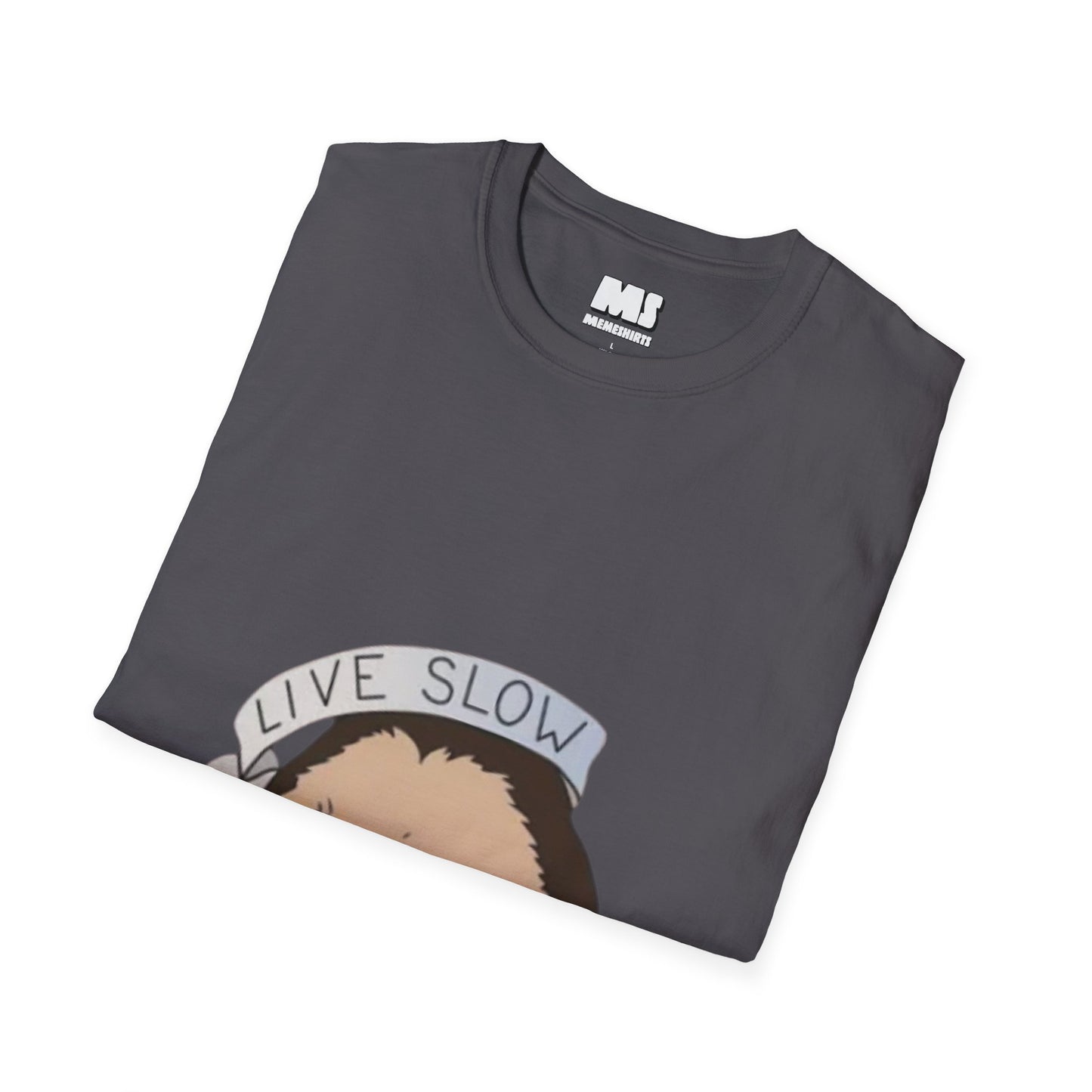 Live Slow Die Whenever Sloth Unisex Softstyle T-Shirt