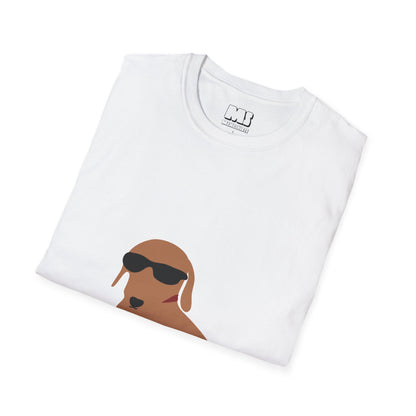Cool Dog Graphic Unisex Softstyle T-Shirt | Perfect for Pet Lovers