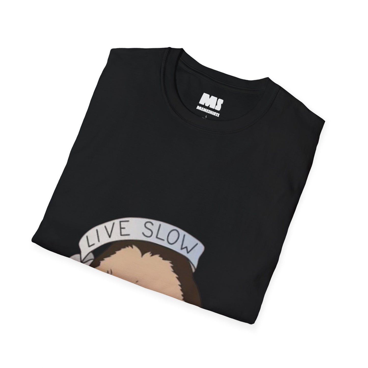 Live Slow Die Whenever Sloth Unisex Softstyle T-Shirt