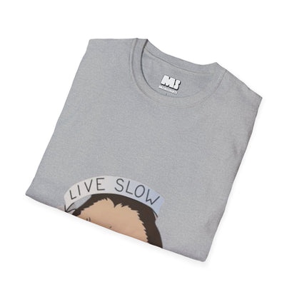 Live Slow Die Whenever Sloth Unisex Softstyle T-Shirt