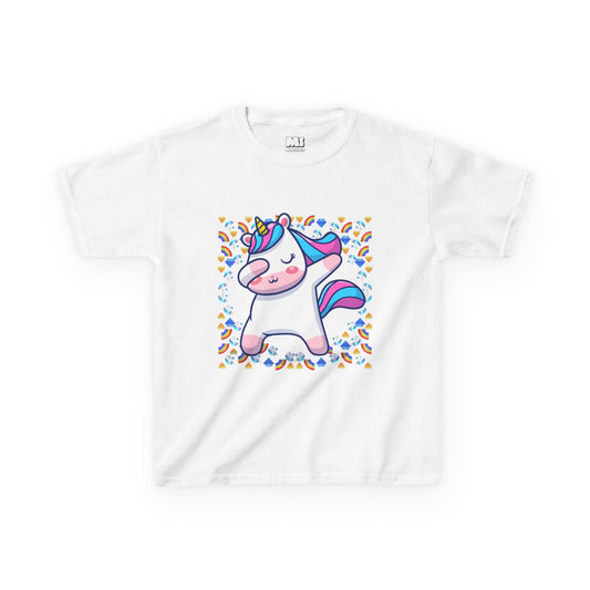 Cute Unicorn Kids Heavy Cotton Tee - Perfect for Birthdays and Playtime!