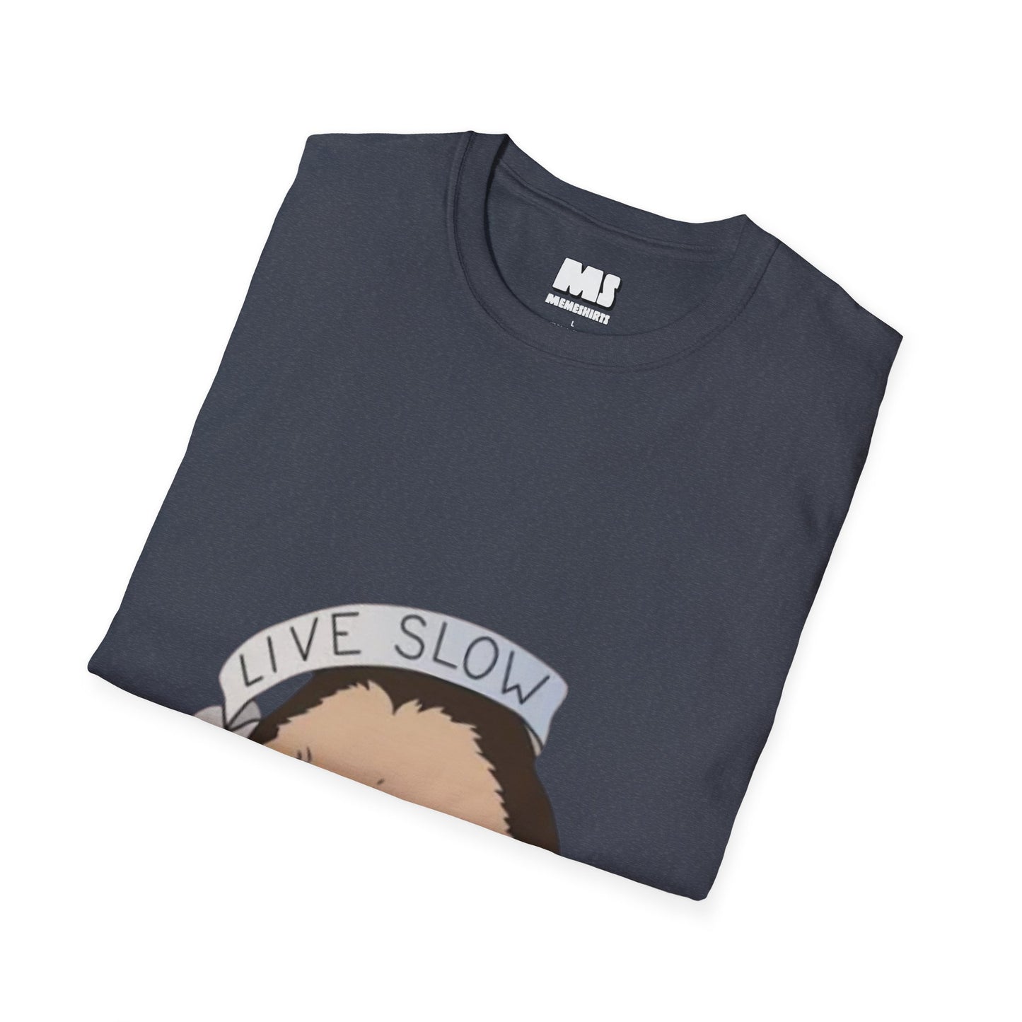 Live Slow Die Whenever Sloth Unisex Softstyle T-Shirt