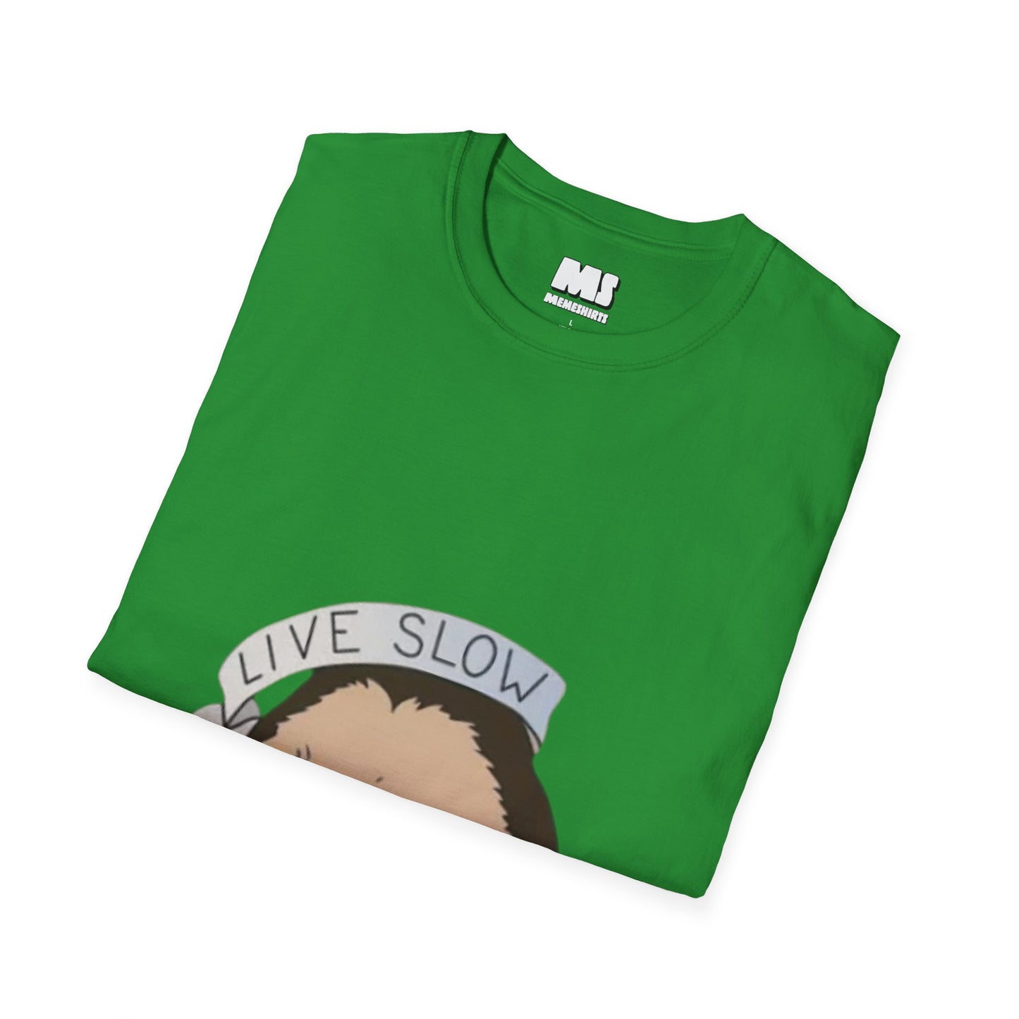 Live Slow Die Whenever Sloth Unisex Softstyle T-Shirt