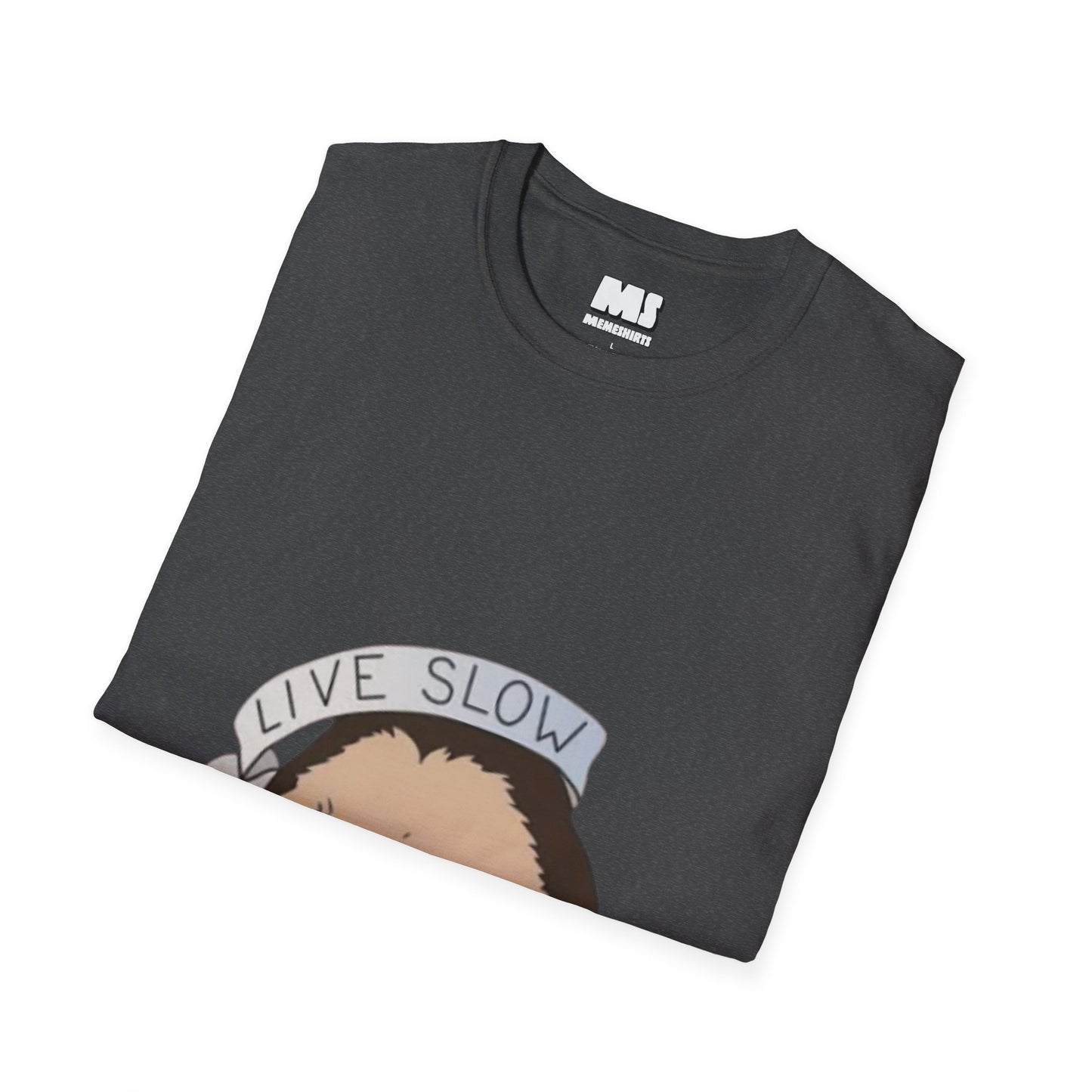 Live Slow Die Whenever Sloth Unisex Softstyle T-Shirt