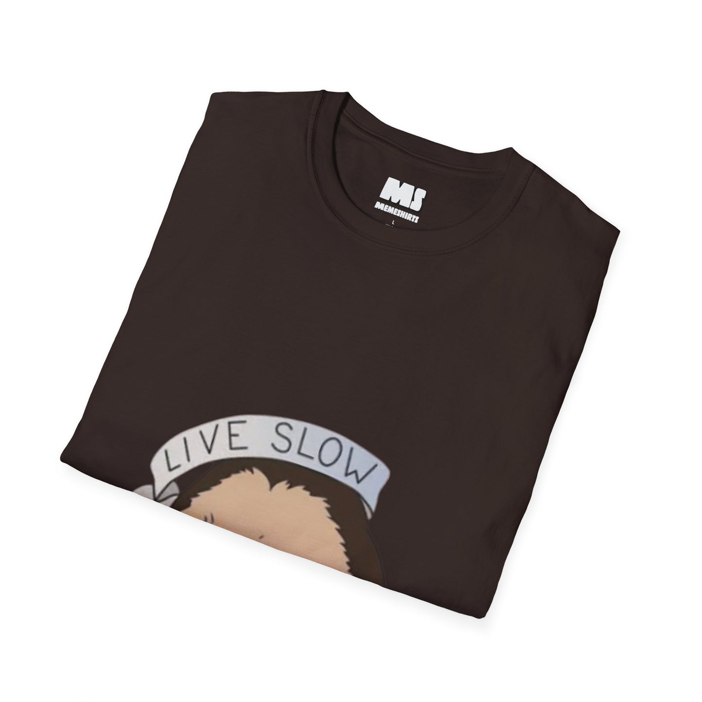 Live Slow Die Whenever Sloth Unisex Softstyle T-Shirt