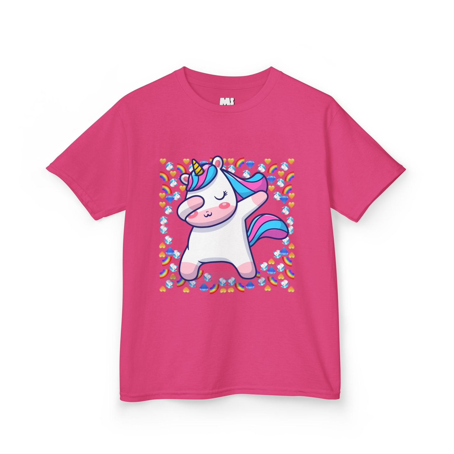 Cute Unicorn Kids Heavy Cotton Tee - Perfect for Birthdays and Playtime!