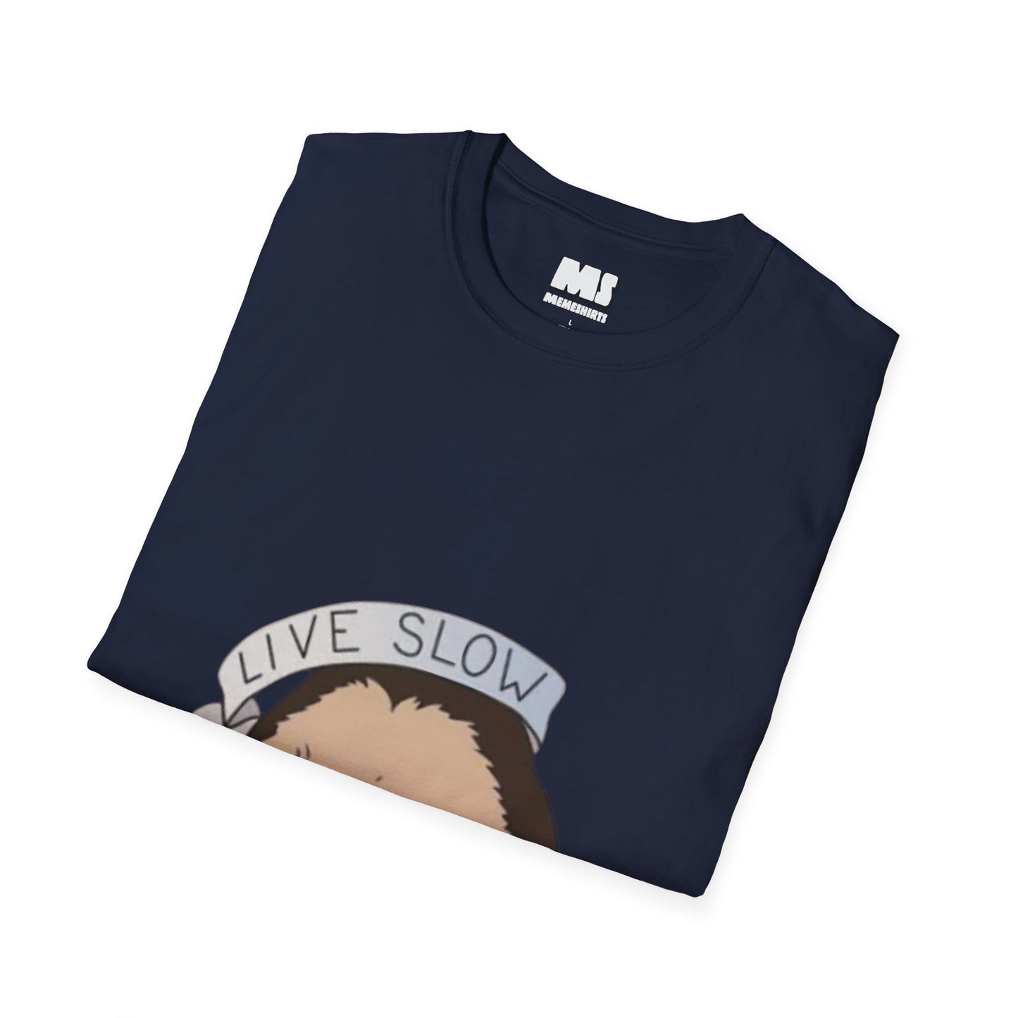 Live Slow Die Whenever Sloth Unisex Softstyle T-Shirt