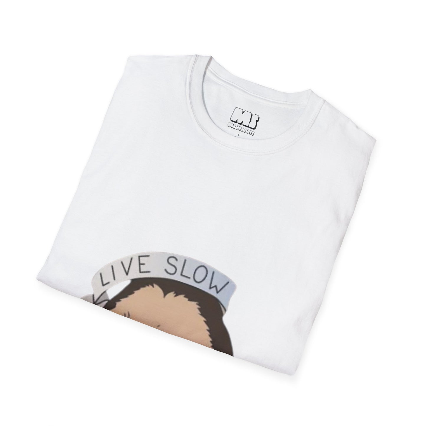 Live Slow Die Whenever Sloth Unisex Softstyle T-Shirt
