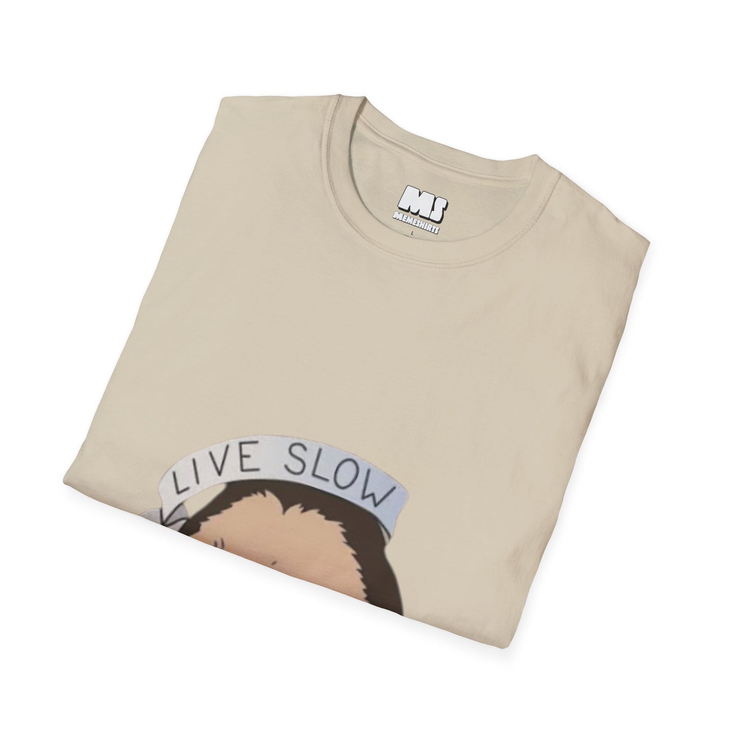 Live Slow Die Whenever Sloth Unisex Softstyle T-Shirt
