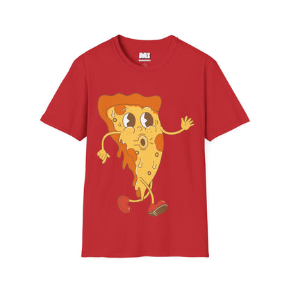 Playful Pizza Unisex Softstyle T-Shirt - Fun Casual Wear for Food Lovers