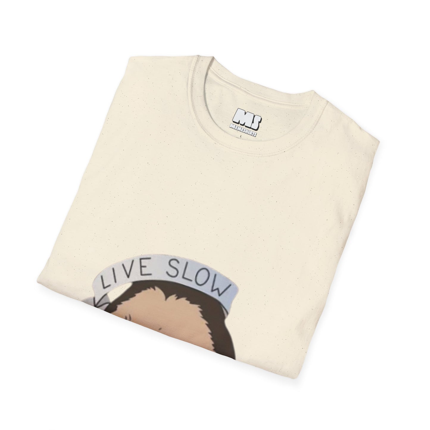 Live Slow Die Whenever Sloth Unisex Softstyle T-Shirt