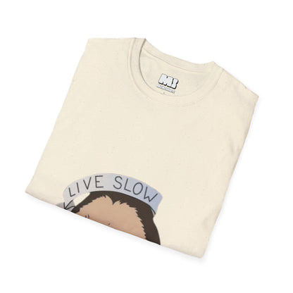 Live Slow Die Whenever Sloth Unisex Softstyle T-Shirt