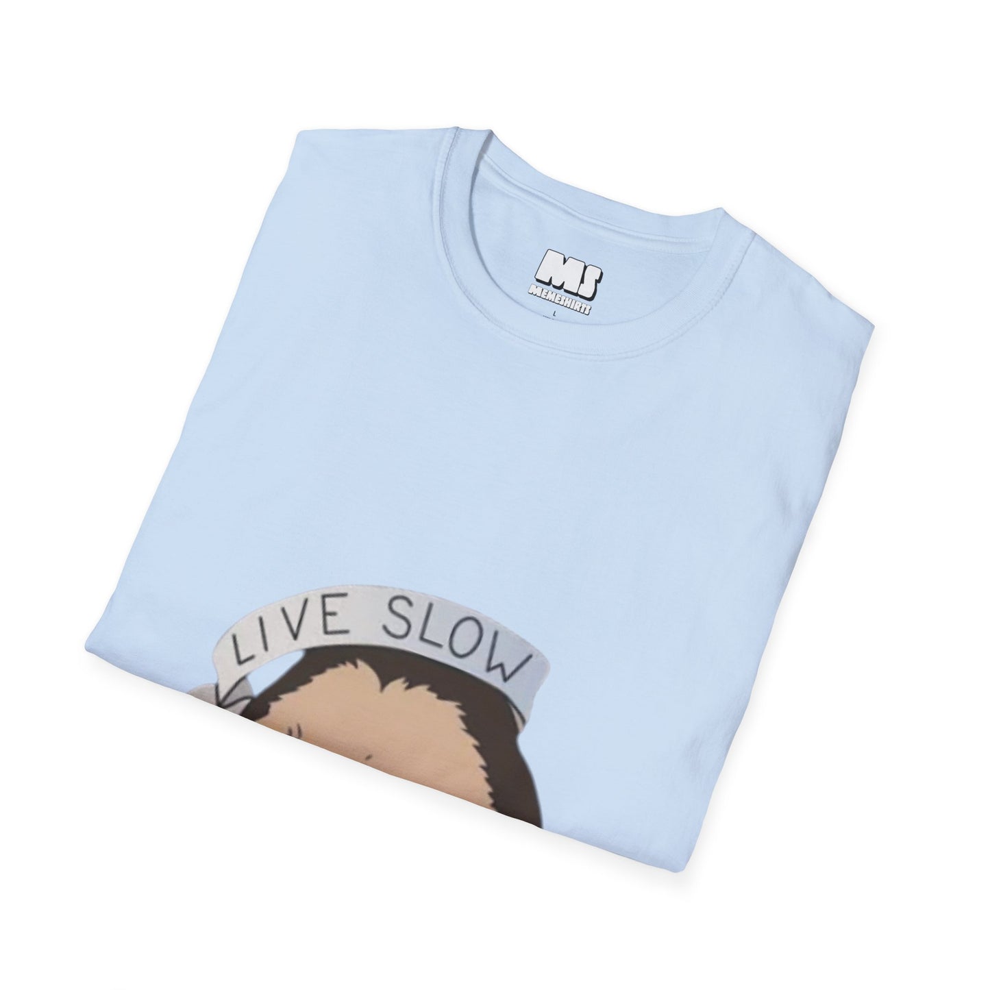 Live Slow Die Whenever Sloth Unisex Softstyle T-Shirt