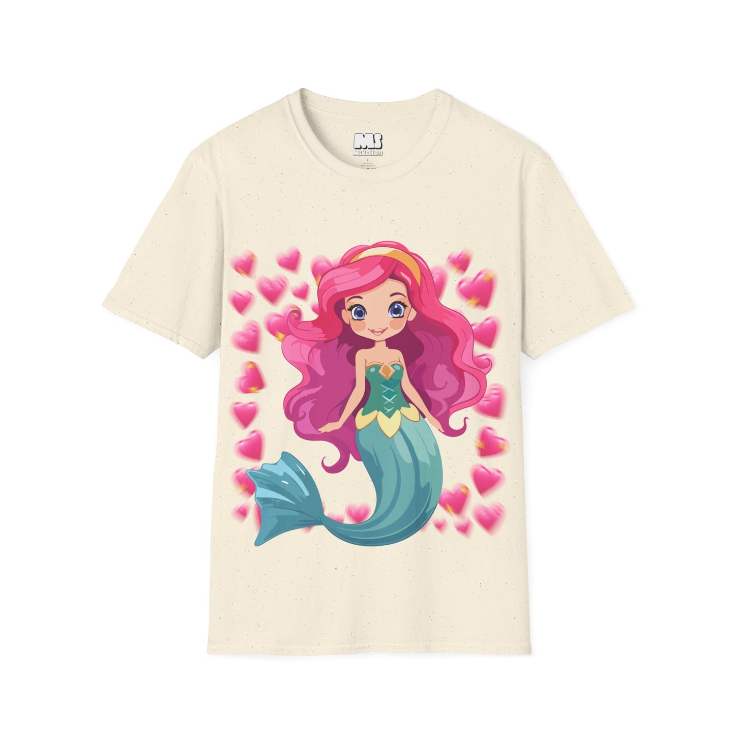 Cute Mermaid Graphic T-Shirt for Kids and Teens