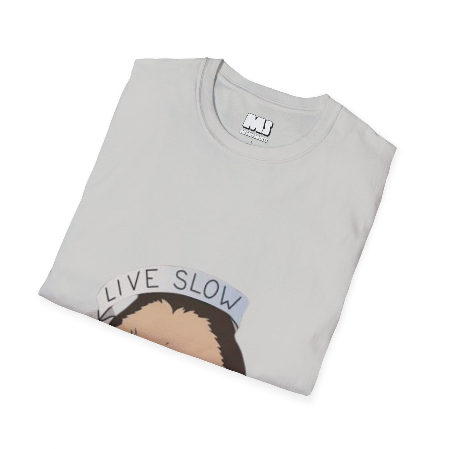 Live Slow Die Whenever Sloth Unisex Softstyle T-Shirt